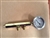 GAUGE WITH BRACKET FOR ELECTRONIC LUBRICATOR