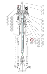 SPINDLE: DRAW BAR: C-FRAME: DRAW BAR